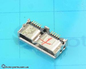 Гнездо USB3 micro (Nikon D800, Canon 5D4 и др.), нов.